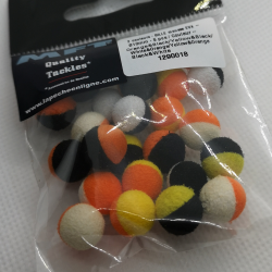 MFT ® - EVA ZIG Ø 10 mm / Bille mousse flottante EVA, bicolore