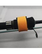 Bande d'attache pour canne à pêche