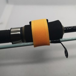 Bande d'attache pour canne à pêche