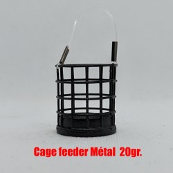 Cage Feeder - Metal - Noir - 20gr