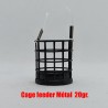 Cage Feeder - Metal - Noir - 20gr