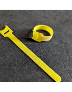 Bande d'attache pour canne à pêche - Jaune