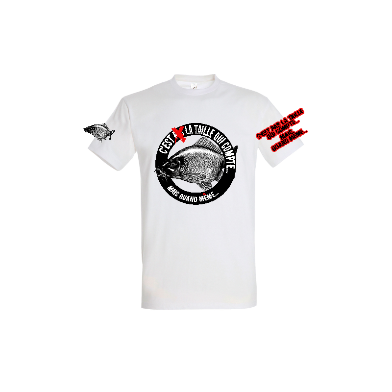 T-SHIRT - CARPE - Y à pas que la taille qui compte