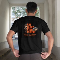 T-SHIRT - Eat, Sleep and Fish - AVENTURE