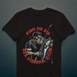 T-SHIRT - AVENTURE - FISH or DIE