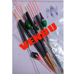 Flotteurs Vintage - lot x 10 pcs de I à P