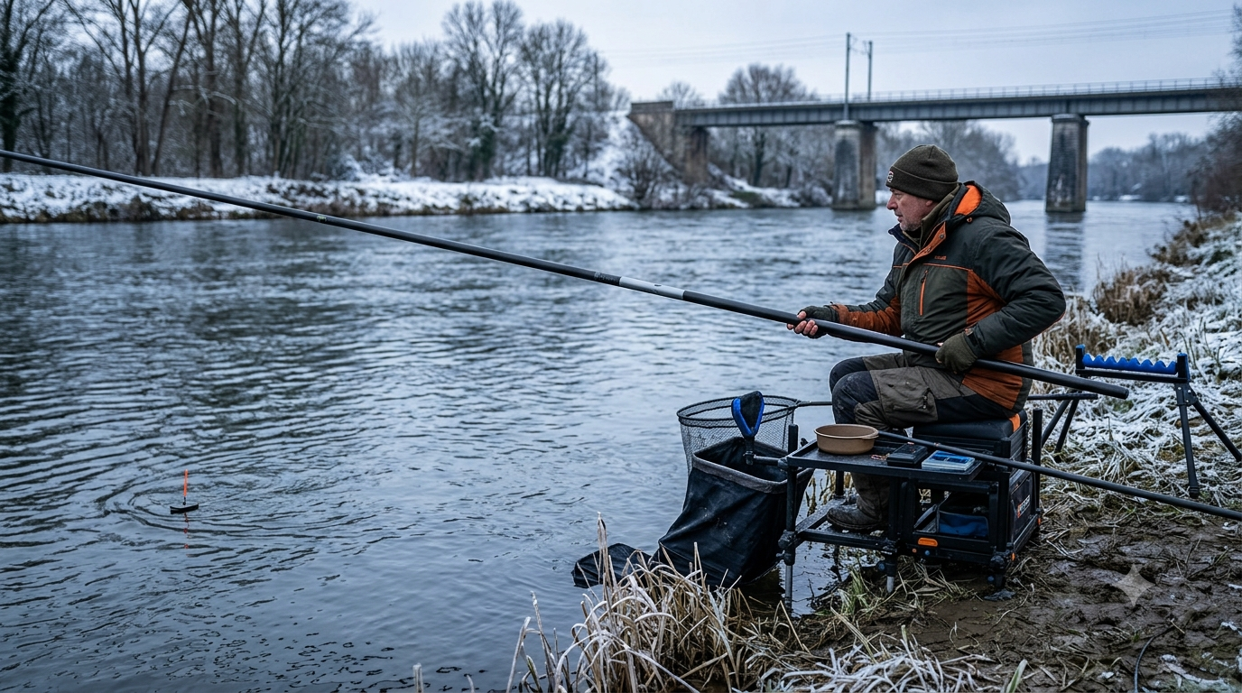 Traquer les carpes de fleuve en hiver à la roubaisienne : Le guide d'une précision chirurgicale